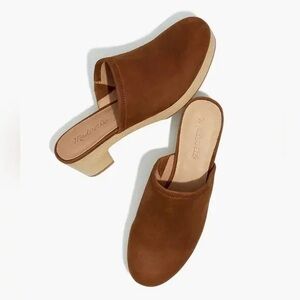 Madewell the Ruby Clog in Suede Size 7.5